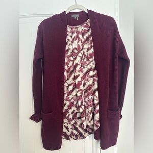 Vince Camuto Cardigan Sweater and Vince Camuto Blouse